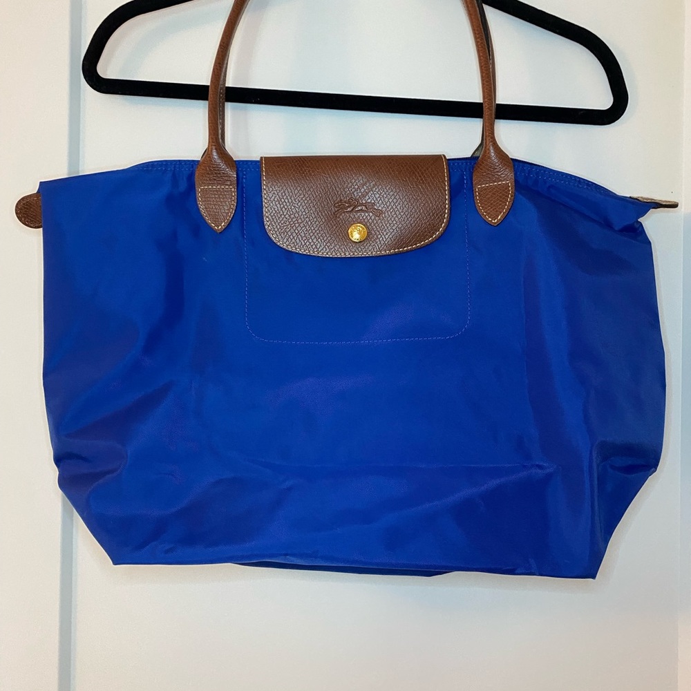 Authentic Royal blue Longchamp bag $155